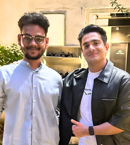 Dhiraj Jaiswal with Ranveer Allahbadia -BeerBiceps